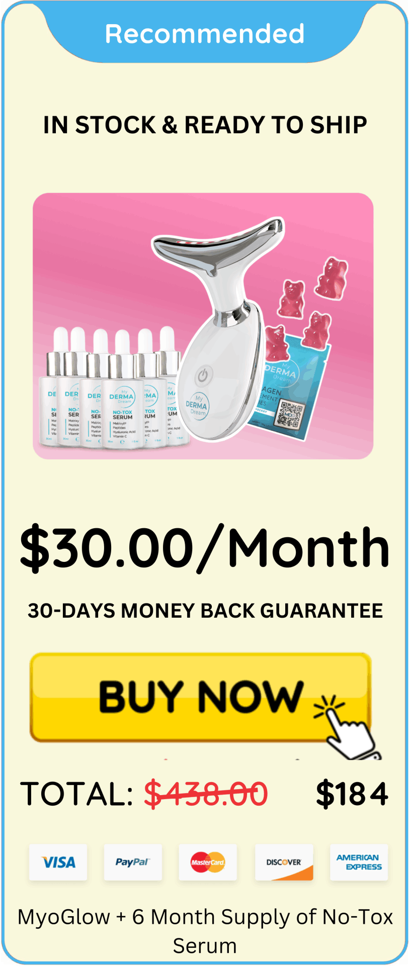 MyoGlow offer price 
