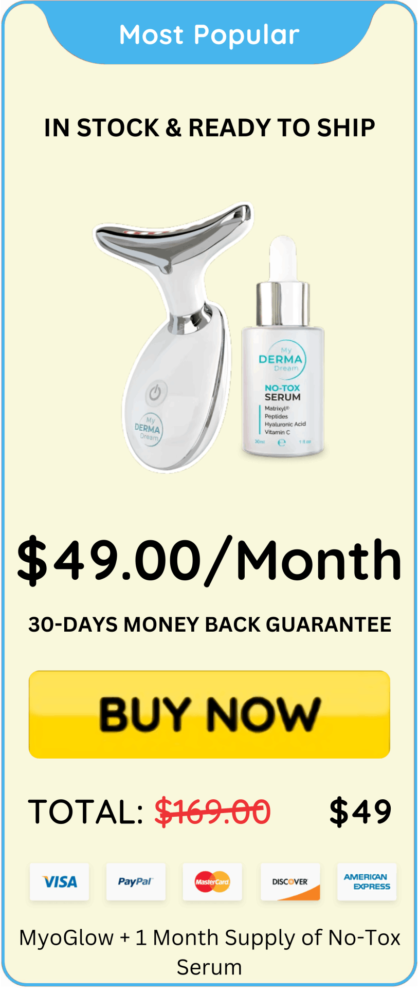 MyoGlow offer price 